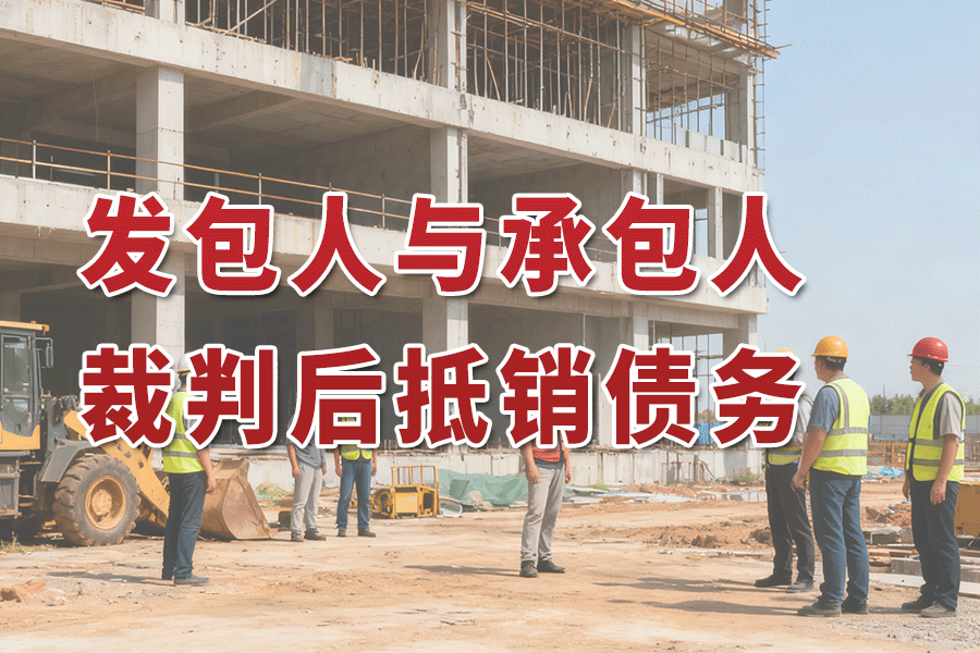 发包人与承包人裁判后抵销债务，损害实际施工人利益的，该抵销对其不发生效力，不能排除强制执行。人民法院入库参考案例